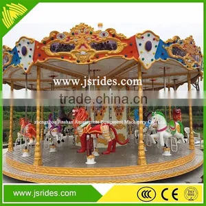 New Design Children Ride Carousel Horses for Playground Ride thumbnail-3