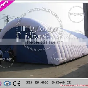 Factory Price Top Workmanship Event Huge White Inflatable Building thumbnail-1