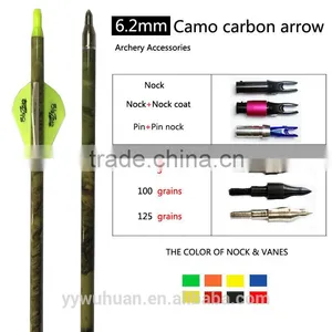 Camo Carbon Arrow for Compound Bow and Archery Arrow thumbnail-1