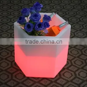 Led Ice Bucket Holder for Party/salon/event,led Plastic Wine Cooler thumbnail-1