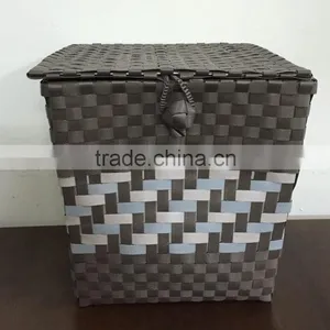 Handmade Woven Polypropylene Fabric Baskets, Woman Bags thumbnail-5