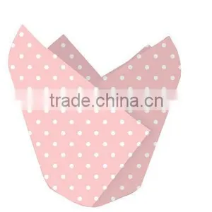 Easy Clean Factory Price Wholesale Food Grade Dot Cupcake Wrapper thumbnail-4