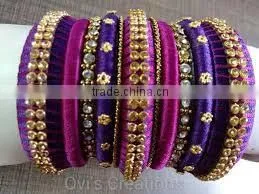 SILK THREAD BANGLES thumbnail-4