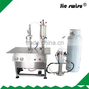 Semi Automatic Spray Ball Aerosol Filling Machine thumbnail-1
