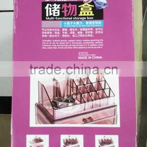Wholesale Clear Cosmetic Acrylic Makeup Organizer Cosmetic Multifunctional Storage Box thumbnail-6