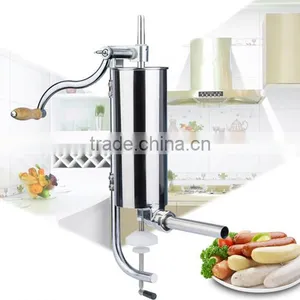 3L 5L 7L 10L 12L 15L Stainless Steel Vertical Manual Sausage Stuffer thumbnail-2