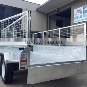 Tandem Axle Cage Trailer 10x5/Australia Strong Trailer/full Welded Trailer/big Trailer/box Trailer/tandem Trailer thumbnail-3
