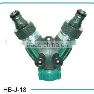 DELUXE 2-WAY TAP ADAPTOR /GARDEN HOSE CONNECTOR 2-WAY thumbnail-1
