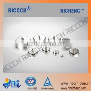 Strong Powerful Permanent Round Based Magnet thumbnail-1