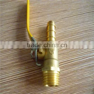 NPT Thread Lever Handle Male Forged Brass Ball Valve thumbnail-2