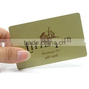 Gold Metallic Business Embossed PVC Cards thumbnail-4