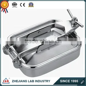 Stainless Steel Tank Parts Rectangular Manhole Covers thumbnail-2