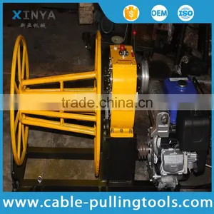 Stringing Equipment 2 Ton Gasoline Engine Winch Wire Take Up Winch thumbnail-1