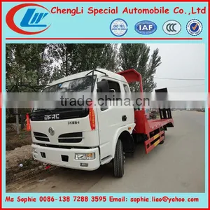 Dongfeng Flatbed Trucks for Sale,flatbed Truck Bodies,trucks for Carrying Excavator/bulldozer thumbnail-1
