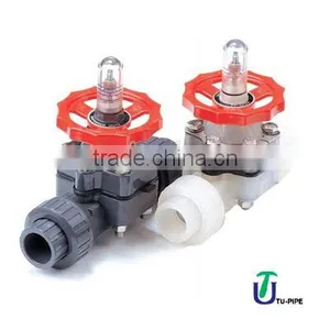 PVC CPVC PVDF PP Diaphragm Valves BS JIS/BS Diaphragm Valves thumbnail-1