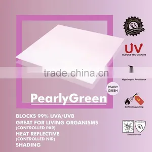 Polycarbonate Sheet (Pearly GREEN Solid Flat) thumbnail-1