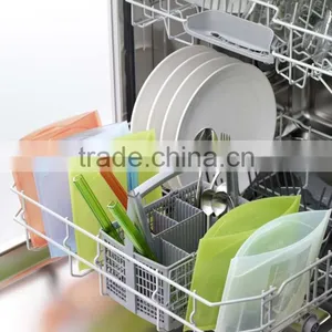 Silicone Kitchen Food Storage Bag Seal Reusable Frozen Food Bags thumbnail-3