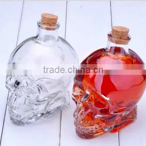 Skull Bottle, 750ml Big Skull Bottle,skull Decanter With Cork thumbnail-5