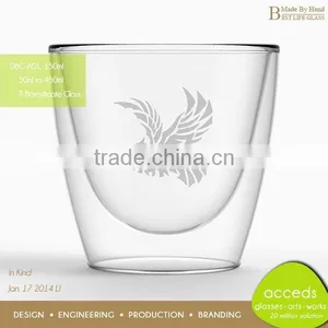 Lower Quantity Customized Handcrafted Nice Glass Coffee Cup thumbnail-3