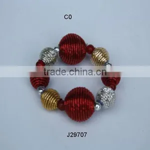 Glass Beads Weaving Napkin Rings Available in Many Colours thumbnail-1