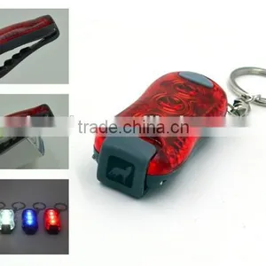 Hot Selling Mini Mouse Shape Flashlight Keychain With Clip thumbnail-1