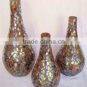 Hot Sale & High Quality Best Price Red Mosaic Vase thumbnail-3