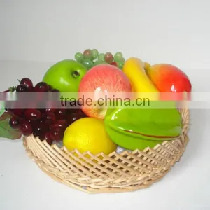 Set 3 Willow With Lining Decorative Fruit Basket Decoration thumbnail-1