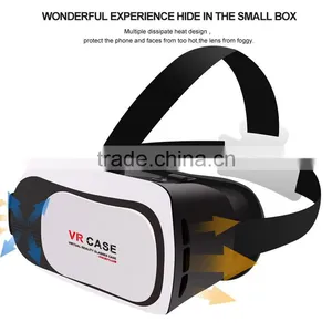 ZOOM FUNCTION VR Case 3plus 3D Glasses VR Box With Headstrap vr Glasses for Mobile Phone thumbnail-1