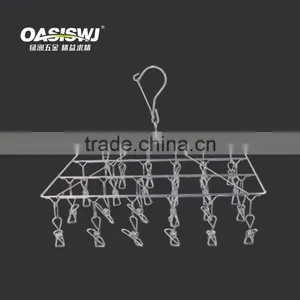 Stainless Steel Foldable Wire Clothes Hanger thumbnail-1