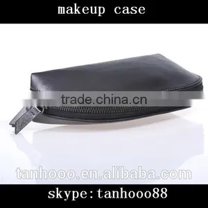 Fashion Style Black Shell Shape Leather Makeup Bags Cases thumbnail-5