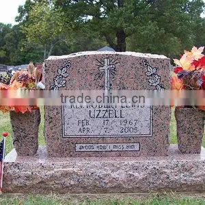 Wholesale Outdoor Decoration Stone Craving Marble Vases for Cemetery thumbnail-1