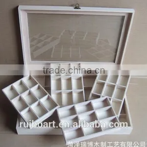 Paulownia Wooden Tea Packing Box With 12 Compartment thumbnail-5