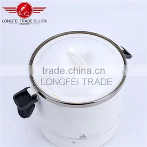 Portable White Plastic Lunch Box / Insulated Lunch Box thumbnail-2