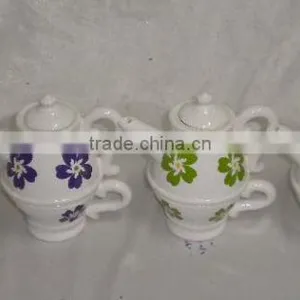 Ceramic Tea Kettle With Warmer SN11-55 thumbnail-1