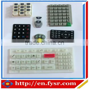 OEM Remote Rubber Pad Silicon Rubber Switch Button Silicon Conductive Rubber Pads thumbnail-2