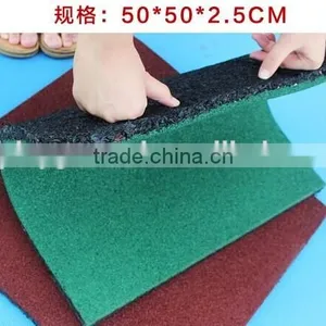 (HC-0704) 2015 Newest Anti-UV EN1177 Certificated 2.5cm Thickness Outdoor Rubber Tyre Rubber Floor thumbnail-4