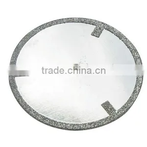 Electroplated Diamond Saw Blades With Three Wings for Cutting Marble /Electroplated Diamond Cutting Blade With Continuous Rim thumbnail-1