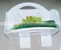Home Using Plastic Vegetable Storage Folding Colander thumbnail-1