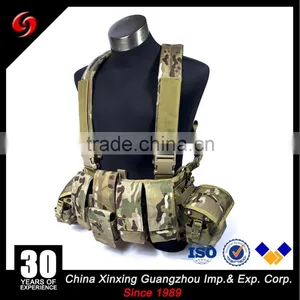 Camouflage Color Army Combat Tactical Vest With Pockets for Bullet Army Tactical Vest thumbnail-1