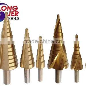 HSS Titan Step Drill Bit or HSS Sprial Flute Step Drill thumbnail-1