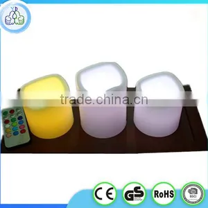 Chinese Plastic Led Wax Candle With Base Made in Zhejiang thumbnail-1