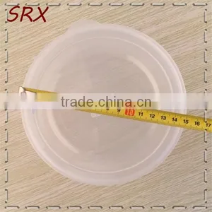 500ml 700ml 1250ml Custom Making High Quality Round Disposable Plastic Rice Bowl Salad Bowl Soup Bowl With Lid thumbnail-2