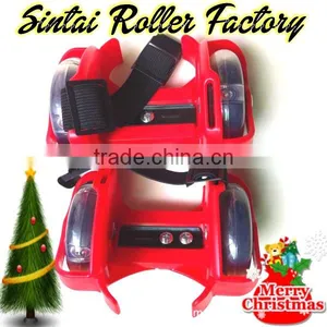 Wholesale Good QualityAdjustable Flashing LED Roller Skate Shoes thumbnail-3