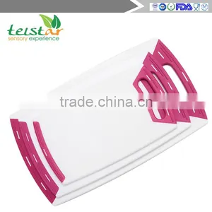 Manufacturers Selling High-quality Environmental Family Kitchen3 Piece Cutting Board Plastic Set thumbnail-1