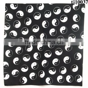 New Eight Diagrams Black and White Kerchief in Reasonable Price thumbnail-1