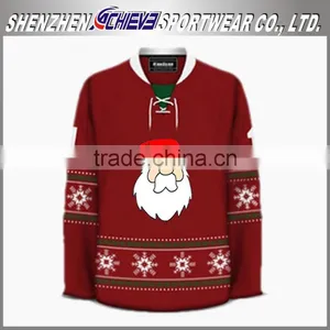 Custom Team Design Usa Hockey Jersey Shirts thumbnail-5