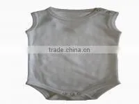 SLEEVELESS BODY SUIT_100 % Organic Cotton Baby Body Suits and Soft With Sleeveless Baby t Shirts With Organic Latest Design thumbnail-1