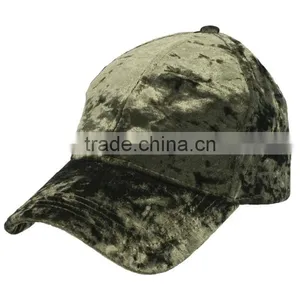 Blank Fake Velvet Baseball Cap Custom Hats And Caps thumbnail-6