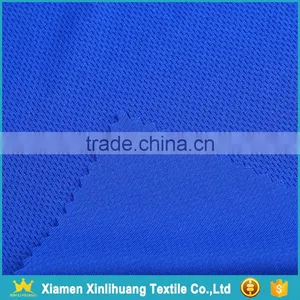 High Quality Knitting Breathable 100% Polyester Bird Eye Mesh Fabric for Sport Clothing thumbnail-4