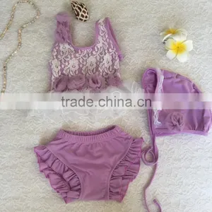 Baby & Kids Clothing Children's Suit,swimwear , Beach Wear, Baby Girl Bathing Suit Lace Bikini thumbnail-1